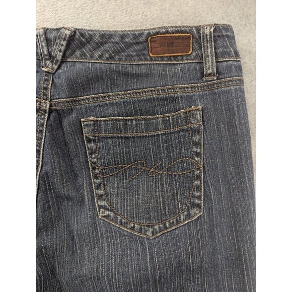 Tommy Hilfiger Jeans Womens Size 10 Blue Classic Bootcut American Hope Whiskers - Picture 10 of 16